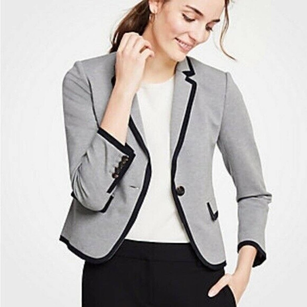 Ann Taylor Petite Framed Newbury Blazer